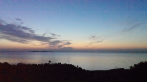 Holly Beach before sunrise